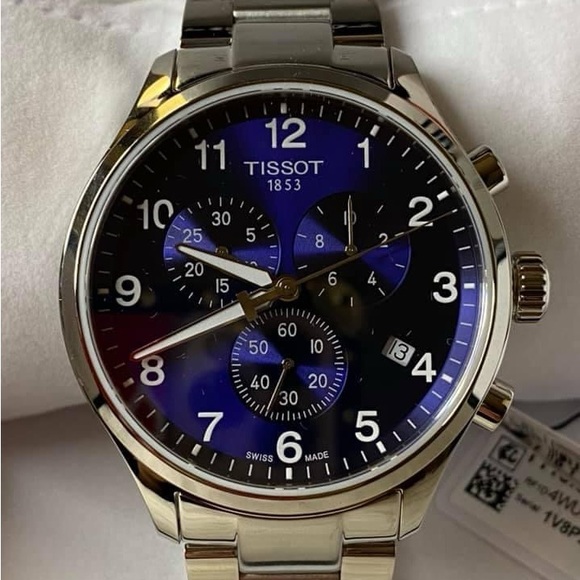 SOLD /Tissot Chronograph XL Classic
Case Size: 45mm
 Sapphire Crystal
Swiss Made - Picture 1 of 11